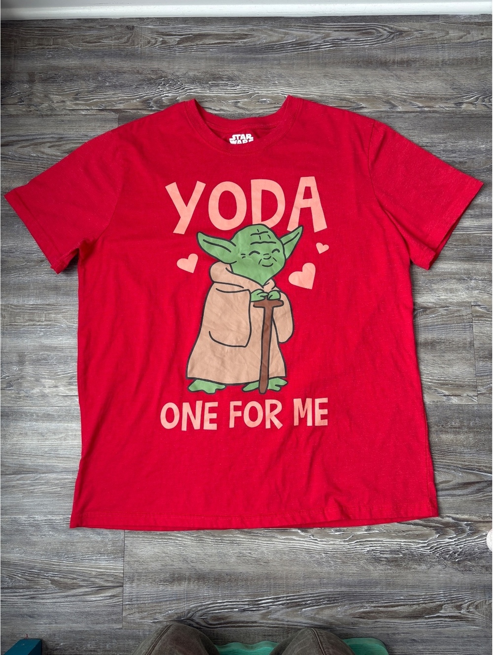 Star Wars Yoda One For Me T-Shirt 2XL Red Mad Engine Graphic Tee